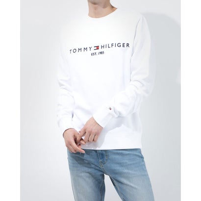 驚きの値段 トミーヒルフィガー Tommy Hilfiger コットンロゴスウェット ホワイト Locomall ロコンド公式ストア 人気が高い Portnetcorporation Co Zw