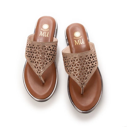 あす楽 トング Mu ミウ 交換 返品可能 ミウ エモーション Mu Emotion フラット Mu トングサンダル ブラウン 靴 ブラウン Locomall ロコンド公式ストア エモーション Emotion レディースシューズ サンダル ロコンド
