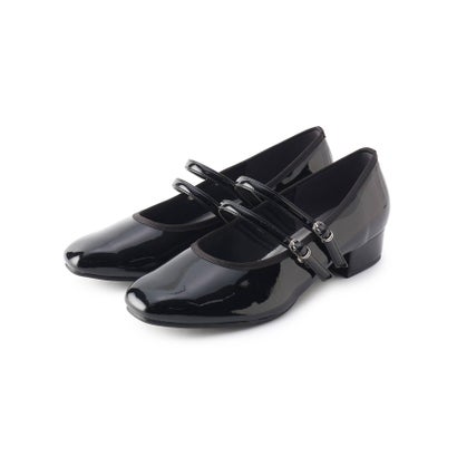 格安人気 エンプント En Punto Wストラップスクエアバレエ ブラック 決算特価 送料無料 Stopinsectes Com