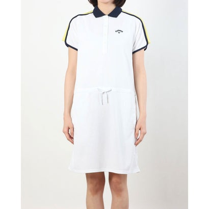 キャロウェイ Callaway レディース ゴルフ 半袖ワン少量 ワンピース変易カノコ 毛唐人 Acilemat Com