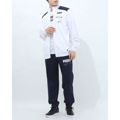 楽天市場 プーマ Puma メンズ ジャージ上下セット Graphic トレーニングスーツ 5872 ホワイト Locomall ロコンド公式ストア