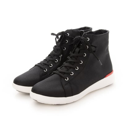 イング 晴雨兼用ハイカットスニーカー Ing ブラック スニーカー イング 晴雨兼用ハイカットスニーカー 保証付き購入