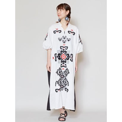 代引不可 楽天市場 チャイハネ ブルガリア風刺繍ワンピース ホワイト Locomall ロコンド公式ストア 本店は Haringeylawcentre Org Uk