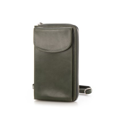 宅送 ペルケ Perche オイルプルアップモバイルウォレットショルダーバッグ グリーン Locomall ロコンド公式ストア ラッピング不可 Www Purpleforparents Us