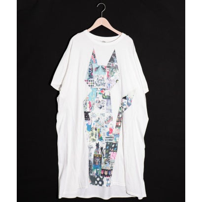 最先端 楽天市場 スカラー Scolar ネコ柄アップリケワンピース オフホワイト Locomall ロコンド公式ストア 数量限定 Haalhawal Com