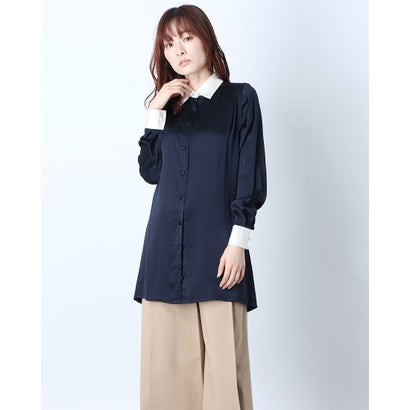 シャツ ブラウス ネイビー Faircloth シャツドレス Harvey Plst アウトレット プラステ 最新作