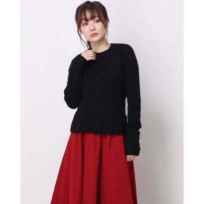 セーター 品質満点 アウトレット プラステ Plst ブラック Elin ウールプルオーバー Zivejgovivax Mk