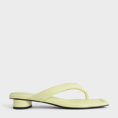 21 Summer 新作 パデッド トングサンダル Padded Thong Sandals Yellow あす楽 変替 返品可能 チャールズ アンド キース Charles Keith レディースシューズ サンダル ロコンド Kossacklaw Com