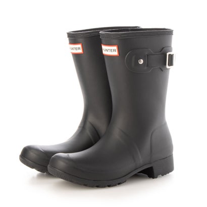 ハンター HUNTER レディース レインブーツ オリジナル ツアー ショートブーツ WFT1026RMA(BLK)