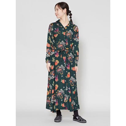 チャイハネ メキシカンプリントシャツワンピース 翠色 あす楽 交換 返品可能 チャイハネ Cayhane レディースウエア ワンピース ドレス ロコンド Postmitherz Org