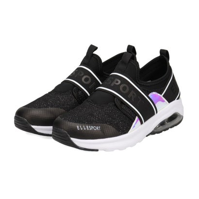 エル スポーツ Ellesport フィット感抜群 軽量エアソールスリッポンスニーカー Esp ブラック あす他愛無い 交換 返品可能 エル スポーツ Ellesport レディースシューズ スニーカー ロコンド Kossacklaw Com