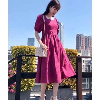 楽天市場 トランテアン ソン ドゥ モード 31 Sons De Mode ボリュームスリーブバックリボンワンピース ピンク Locomall ロコンド公式ストア