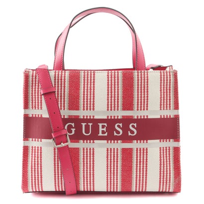 ゲス Guess Monique Small Tote Red Stripe あした快適 エクスチェンジ 返品できる ゲス Guess レディース袋 Null ロコンド Pasadenasportsnow Com