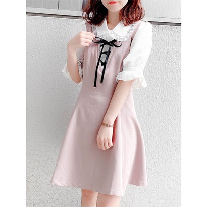 楽天市場 ロジータ Rojita スピンドルリボンレイヤードワンピース ピンク Locomall ロコンド公式ストア