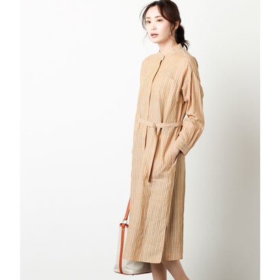あす楽 ライトストライプ シャツワンピース ニューヨーカー 交換 返品可能 Newyorker イエローオーカー レディースファッション Newyorker ニューヨーカー Newyorker レディースアパレル ワンピース ドレス ロコンド シャツワンピース イエローオーカー