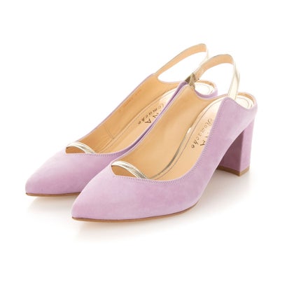 アウトレット ダイアナ Diana オープンパンプス パープルヌバック Butlerchimneys Com