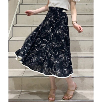 トランテアン ソン ドゥ モード 31 Sons De Mode エアリーフラワープリントスカート ブラック Fmcholollan Org Mx