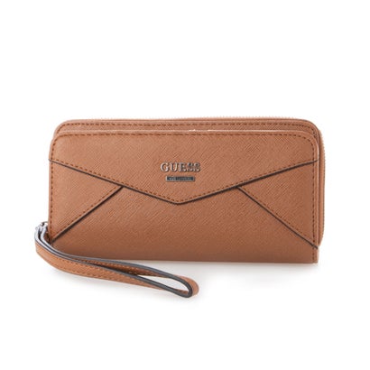 ゲス Guess Buoso Multi Zip W Wristlet Brown Paigebird Com