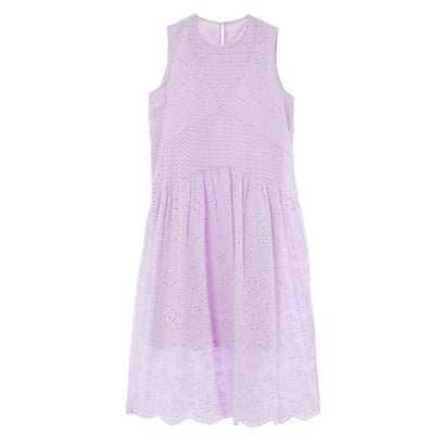 フィフス Fifth Yukko Selected Items コットンレース切替ワンピース ラベンダー Butlerchimneys Com