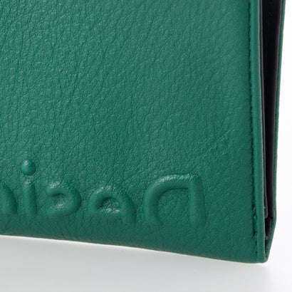デシグアル Desigual ロゴレリーフ入りレザー調素材の長財布 （グリーン） 財布・ケース 