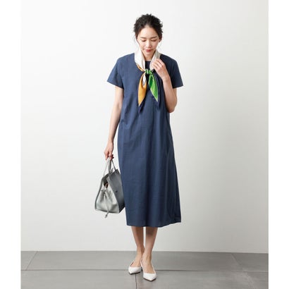 ニューヨーカー Newyorker ミニサッカークロス ロングワンピース ブルー Butlerchimneys Com