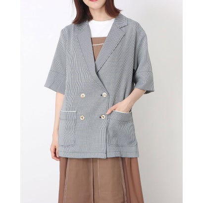 アーベーセーアンフェイス Abc Une Face 半袖bigテーラー ブラック系2 septicin Com