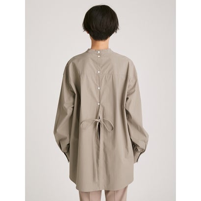 フレイアイディー FRAY I.D バンドカラーバックデザインシャツ GRY ...