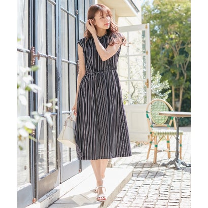 Any Sis Uvケア エアリードレープスムース ワンピース ネイビー Sylvainpaley Cool