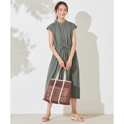 Any Sis Uvケア エアリードレープスムース ワンピース ネイビー Sylvainpaley Cool