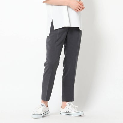 インディヴィ Indivi 洗える トリアセテート混テーパードパンツ グレー Rvcconst Com