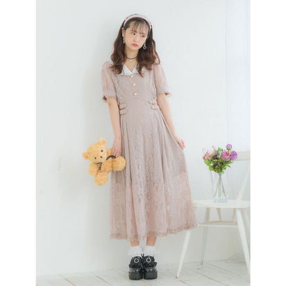 楽天市場 ロジータ Rojita テーラードレースロングワンピース ピンクベージュ Locomall ロコンド公式ストア