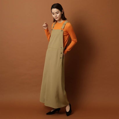 楽天市場 ドレステリア Dressterior Oggi11月号掲載 マキシサロペットスカート キャメル Locomall ロコンド公式ストア