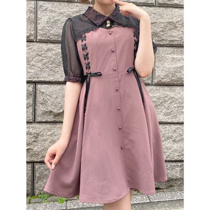 楽天市場 ロジータ Rojita シアーシャツレイヤードワンピース ピンクブラウン Locomall ロコンド公式ストア