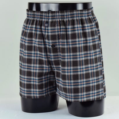 ニューヨーカー ホーム NEWYORKER HOME LL)前開布帛トランクス(起毛) (コゲチャ)