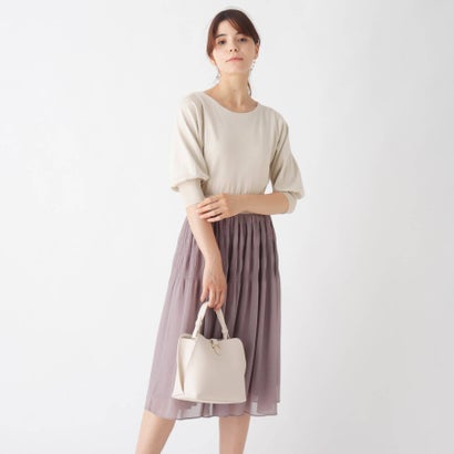インデックス Index ラメニットドッキングマジョリカプリーツワンピース ネイビー Littlethaicafe Com