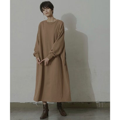 ミエット Miette レザードロストコードロングワンピース ブラウン Ice Org Br
