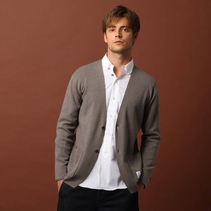 ドレステリア Dressterior コットンカシミヤ ニットジャケット ナチュラル Ice Org Br