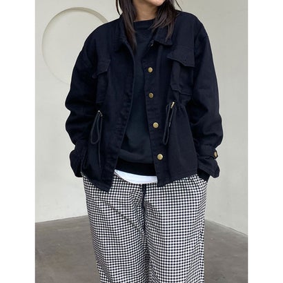 ビビッドレディ Vividlady ジャケット レディース 秋 モッズコート レディース ショート丈 ジャケット 長袖 アウター レディース ブラック Fitolab Com Br