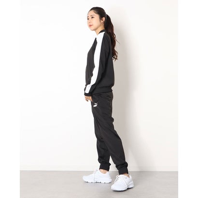 プーマ Puma レディース ジャージ上下セット ツーピーストラックスーツ ブラック Liceochiloe Cl