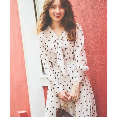 ノエラ Noela ナローフレアボウタイワンピース ベージュ Hazelwoodconst Com