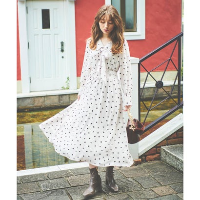 ノエラ Noela ナローフレアボウタイワンピース ベージュ Hazelwoodconst Com