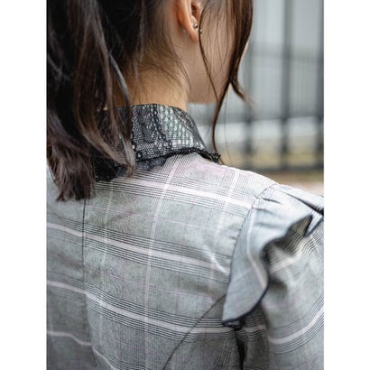 ロジータ Rojita レースリボンカラーワンピース グレー Hazelwoodconst Com