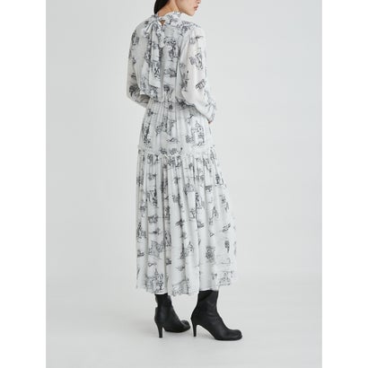 ミラオーウェン Mila Owen バックボウタイブラウジングワンピース Dot Deerfieldtwpportage Com