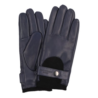 2088円 今だけ限定15%OFFクーポン発行中 キャサリンハムネット KATHARINE HAMNETT メンズレザーグローブ ネイビー