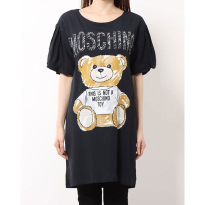 人気商品！！ MOSCHINO 20SS バッド テディベア プリント ワンピース