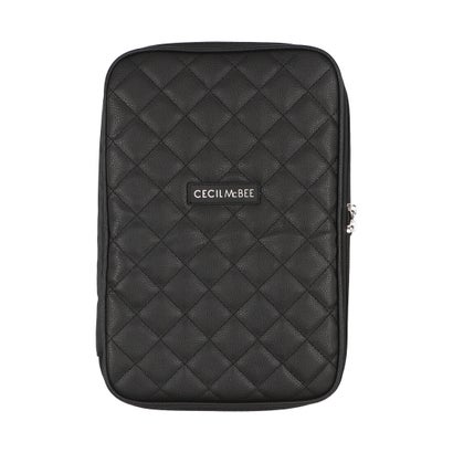 ご予約品 セシルマクビー Cecil Mcbee Stylish Pouch Series マルチフラットポーチs ブラックキルト