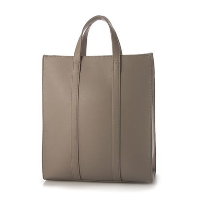 ブランド買うならブランドオフ ヴィータフェリーチェ Vitafelice 縦型スクエア2wayトートバッグ Graybeige