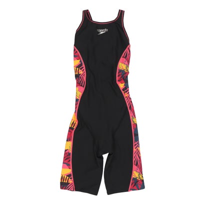 スピード SPEEDO レディース 水泳 競泳水着 Sides Papercut Floral TurnS Kneeskin STW12255 (他)