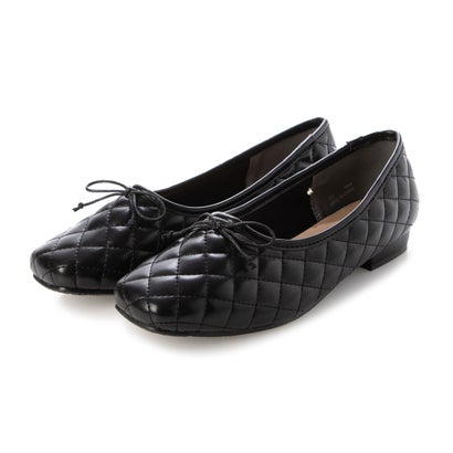 ラ ファーファ シューズ la farfa SHOES スクエアトゥバレエ パンプス (BLK)