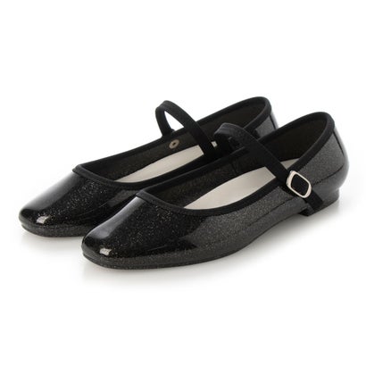 テンパレイト TEMPERATE MARTA GLITTER (BLACK)レインシューズ レインパンプス (BLACK)